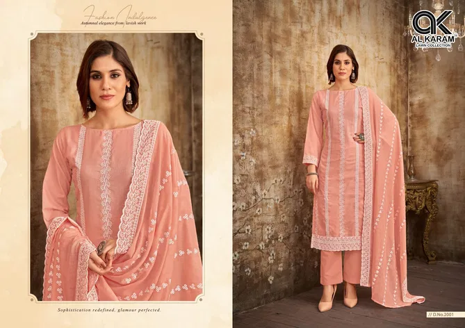 Lahori By Al Karam Pure Cotton Dress Material Suppliers In Mumbai